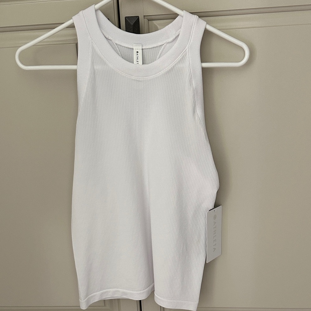 Athleta White Tank Top NWT